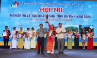 Hà Tĩnh tổ chức thành công Hội thi Nghiệp vụ Lễ tân khách sạn Hà Tĩnh cấp tỉnh năm 2023